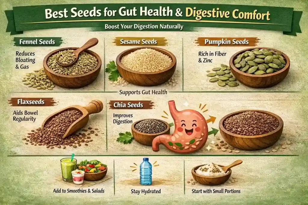 Best Seeds for Gut Health and Digestive Comfort