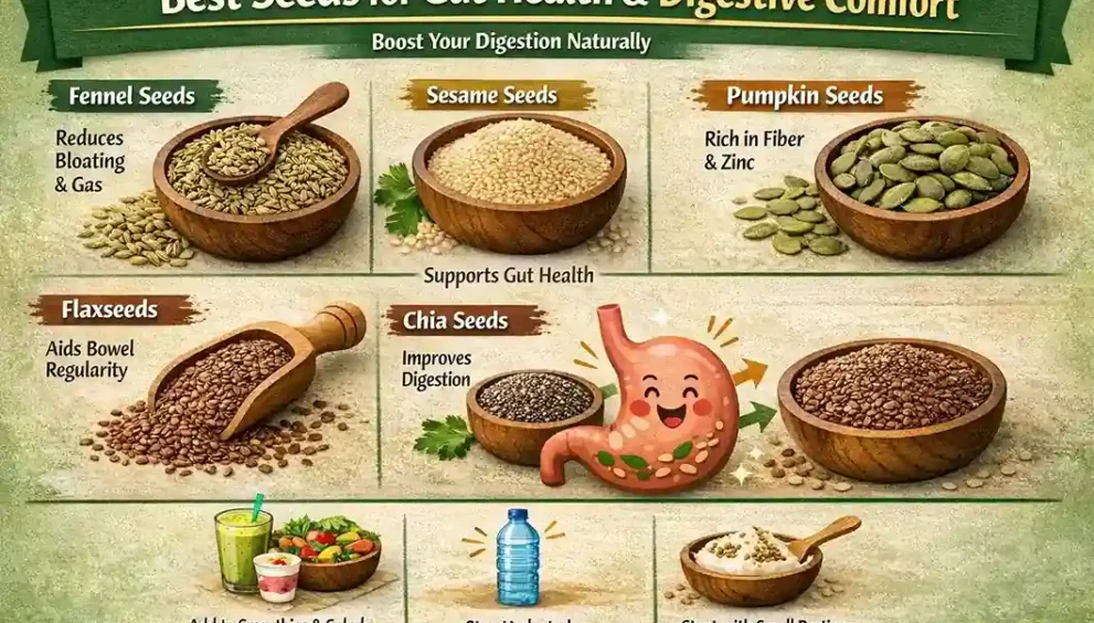 Best Seeds for Gut Health and Digestive Comfort