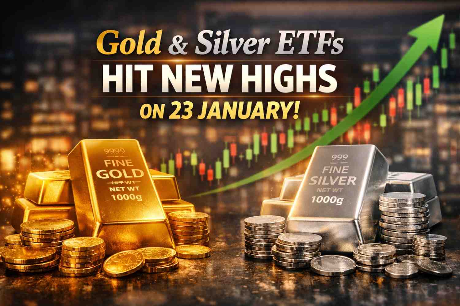 Gold and Silver ETFs Hit New Highs on 23 January