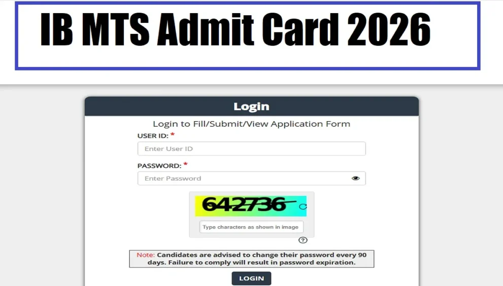 IB MTS Admit Card 2026 has been released. Download the hall ticket, check exam date, exam pattern, eligibility, and important instructions here.