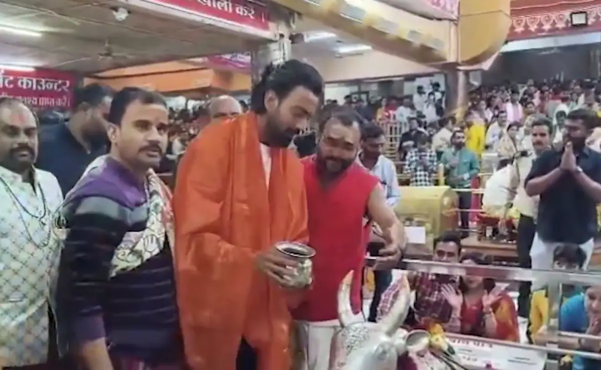 KL Rahul’s Visit to Mahakaleshwar Temple