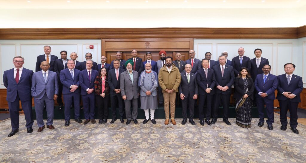 PM Modi Holds 9th Roundtable with Global Energy Leaders at India Energy Week 2026