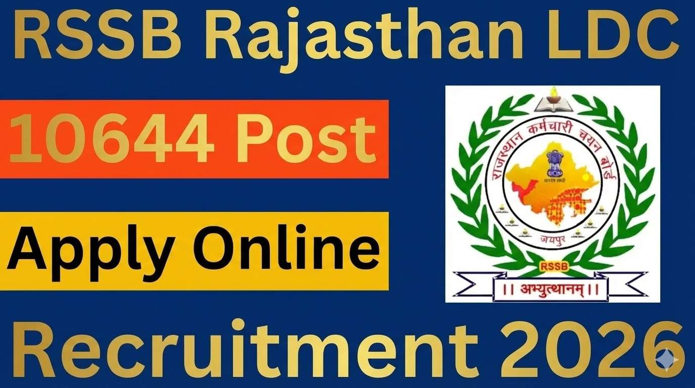 Rajasthan LDC Recruitment 2026