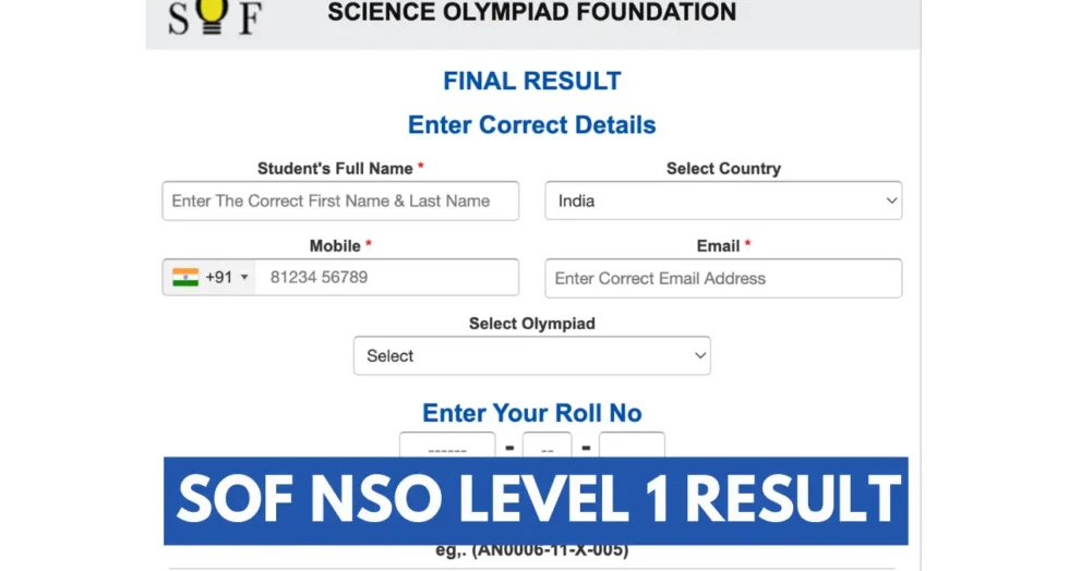 SOF-NSO-Result-2025-26- level 1