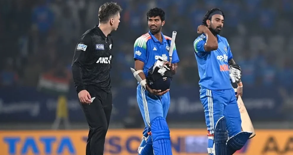 Washington Sundar Ruled Out of IND vs NZ ODI Series Due to Rib Injury