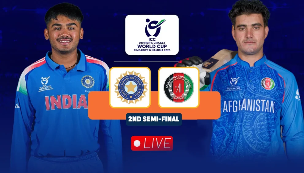 U19 World Cup 2026 India vs Afghanistan Semi-Final – Match Date, Time, and Live Streaming Details
